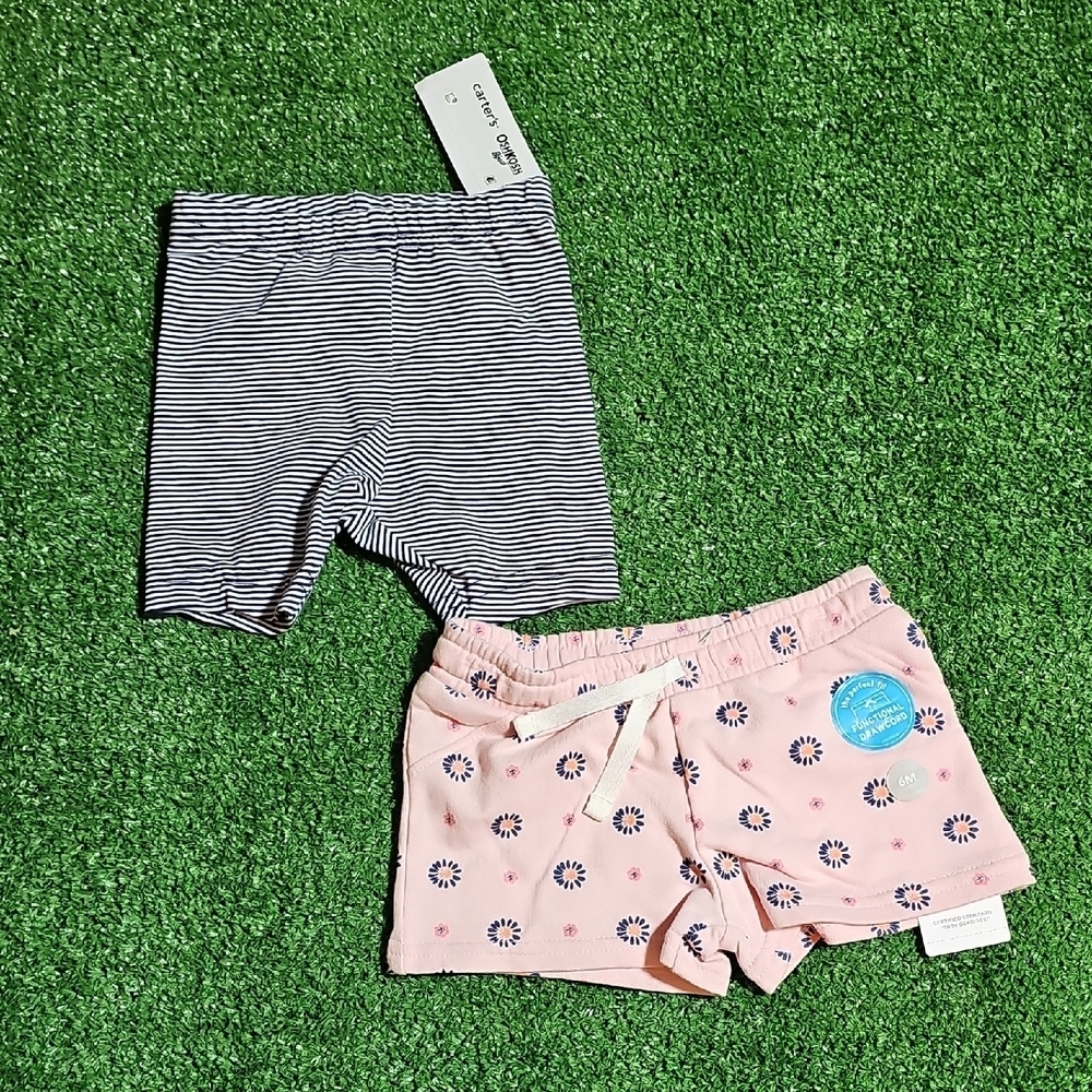 Carter's Pink Floral Baby Shorts